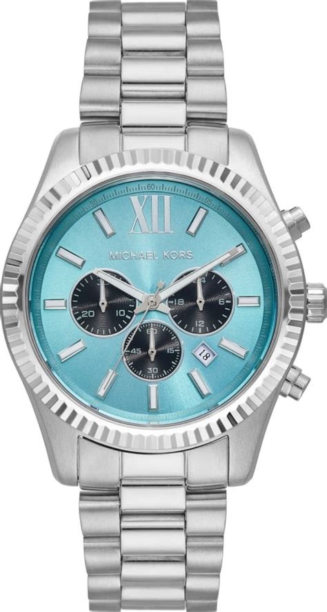 michael kors lexington blue face|michael kors lexington silver.